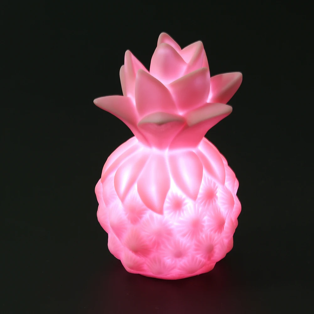 Mini LED Pineapple Night Light Table Lamp Kids Light up Bedside Lamp