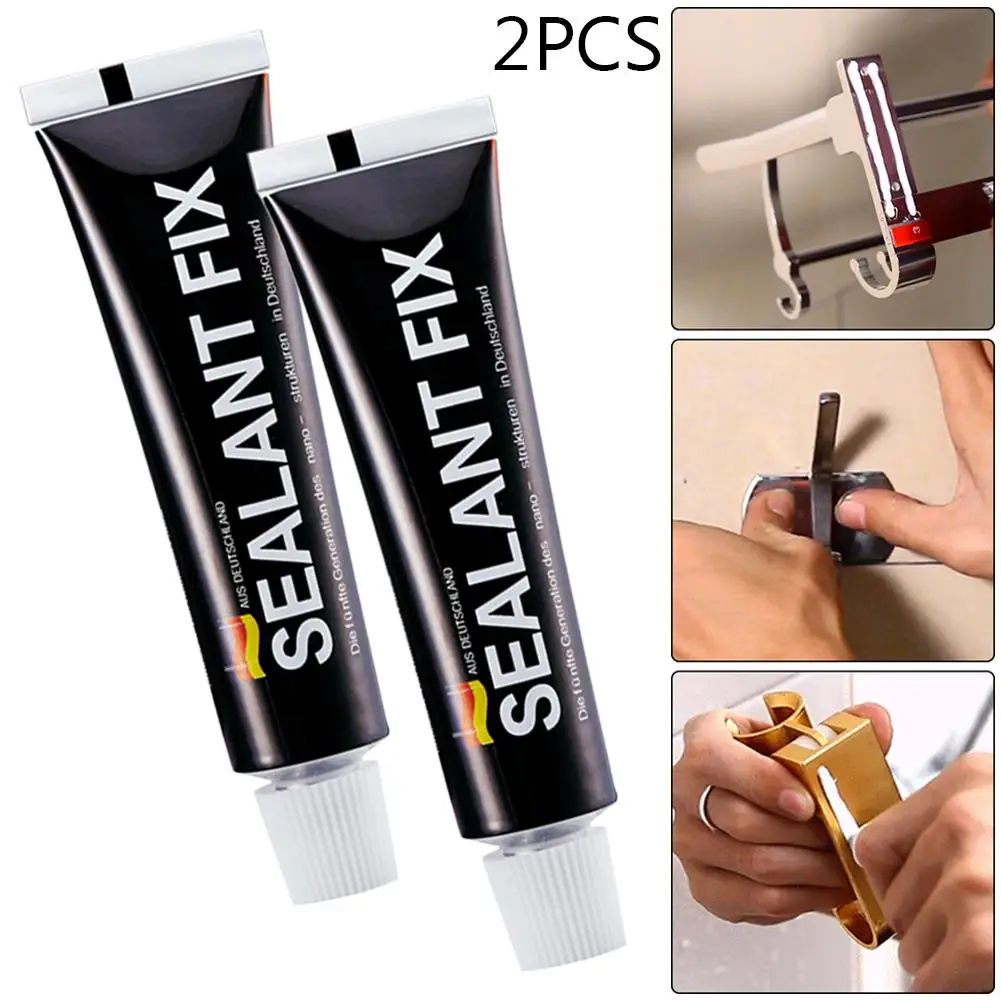 2Pcs Waterproof Quick Drying Adhesive Glue Repair Tool for Glass Polymer Metal