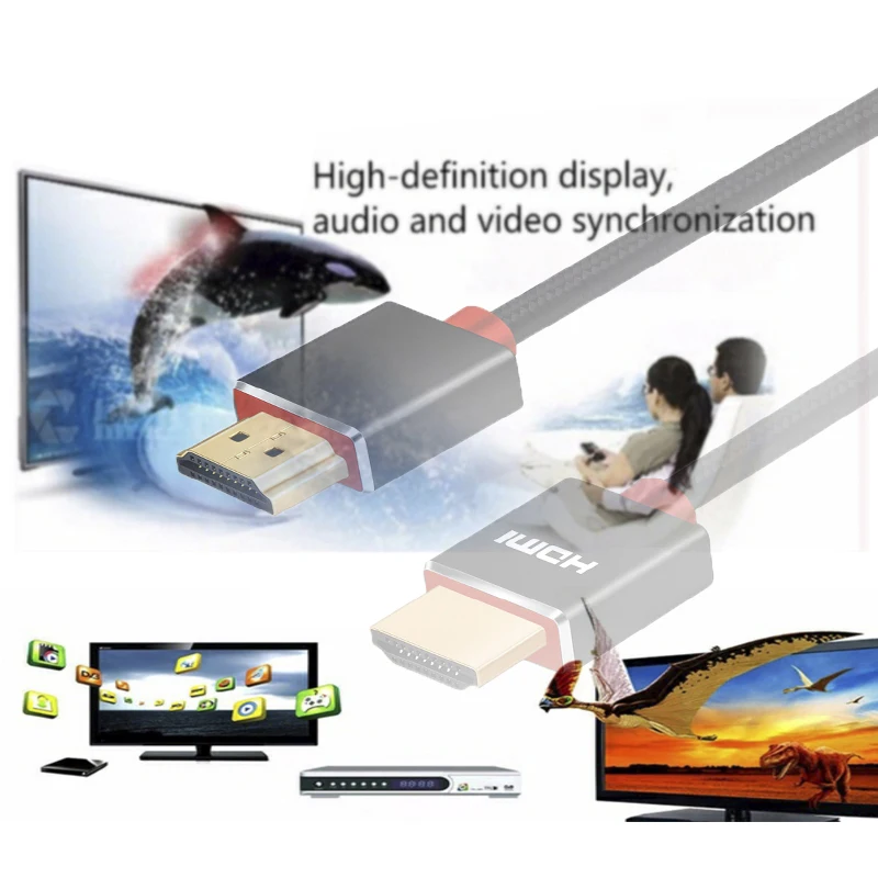 Lungfish высокоскоростной HDMI кабель с ARC Ethernet новейший стандарт поддерживает 1080p 3D Аудио возврат, Ultra HD 1 м 2 м 3 м 5 м 10 м