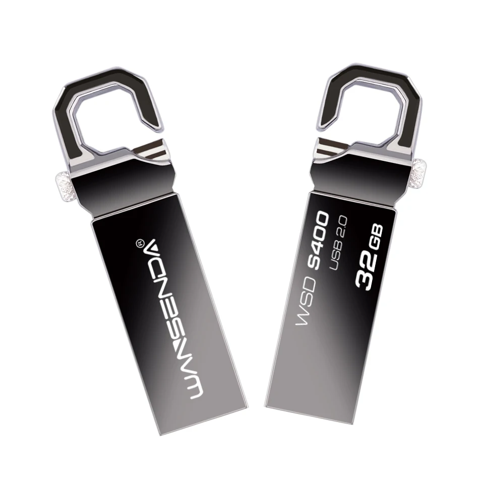 Hotsale WANSENDA USB Flash Drive Key Chain Pen Drive 8GB 16GB 32GB 64GB Waterproof Pendrive USB 2