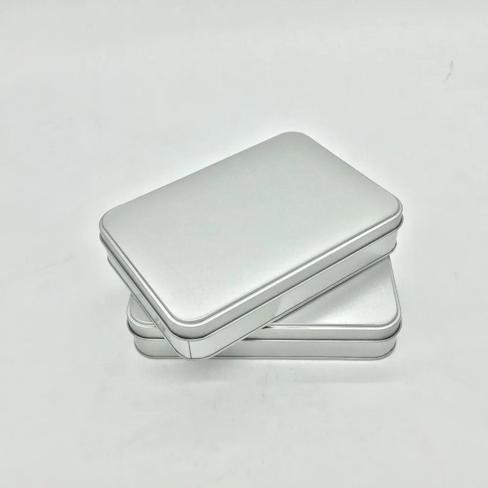 What stores carry rectangular tin containers?
