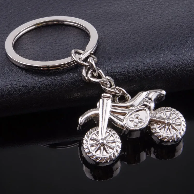 Classic 3D Simulation Model Motorcycle Motorbike Keychains Creation