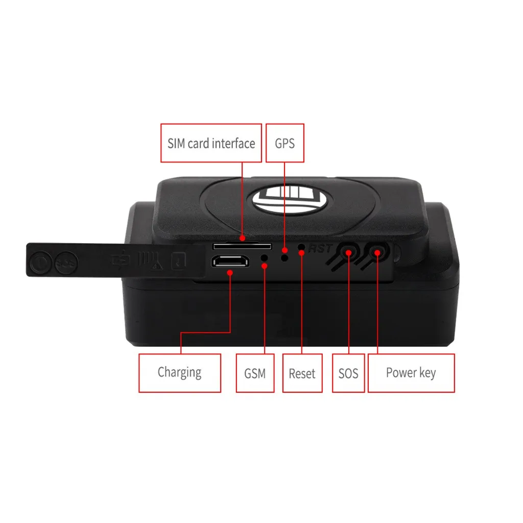 Franchise Auto Gps Tracker Micro Positioning Tracker Auto Fahrzeug Drahtlose Tragbare GPS Locator W