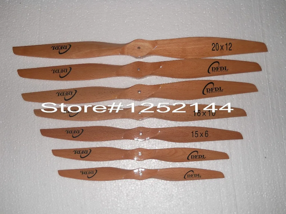 DFDL высокая эффективность 10X4/10X5/10x6 CW CCW Деревянный/Буковый Пропеллер для RC