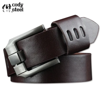

Cody Steel Belt Casual Male Antique Pin Buckle Belt Fashion Man Youth Belt Business Men 110cm Buckle
