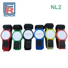 1000 шт. индивидуальная печать логотипов 125 кГц наручный браслет из нейлона/браслет NL2