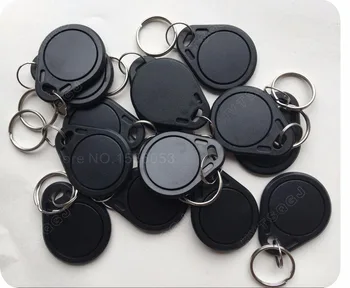 

1000PCS Tk4100(EM4100) 125khz Read-only Waterproof Keys Passive RFID Smart Tags ID Keyfobs In Access Control