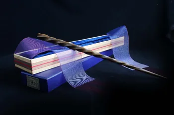 

2019 Iron Core Xieonphilius Lovegood Magic Wand/ Harry Magical Wand/ Original Ribbon Gift Box Packing Free Train Ticket