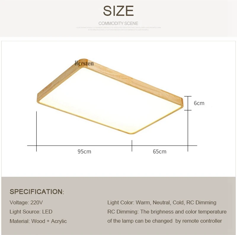 Nordic Simple Modern OAK Wood Ceiling Lamp Ultra thin Japanese LED Ceiling Lights For Bedroom Living Room Kitchen Study Balcony (24)