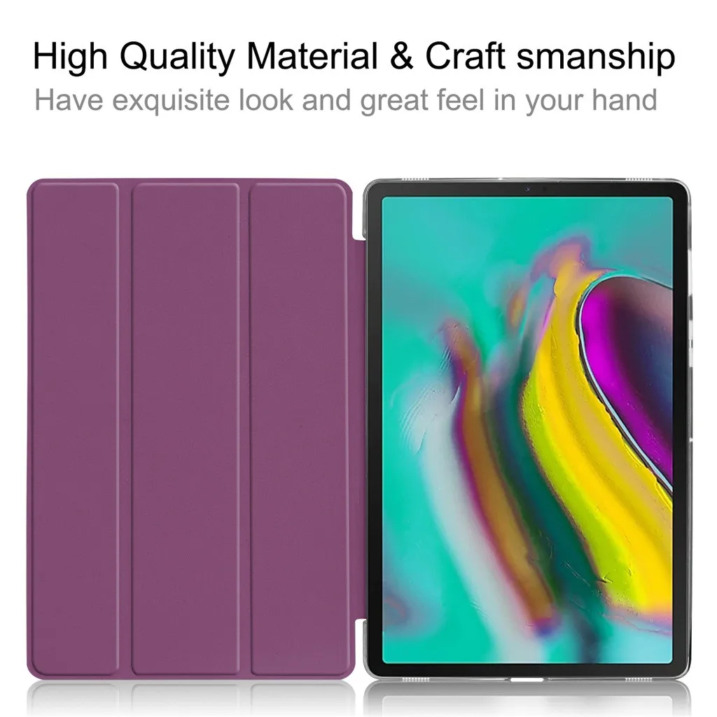 

Tablet Case For Samsung Galaxy Tab S5e 10.5 2019 T720 T725 Case Cover With Auto Sleep/Wake Leather Case For Samsung 10.5inch #2