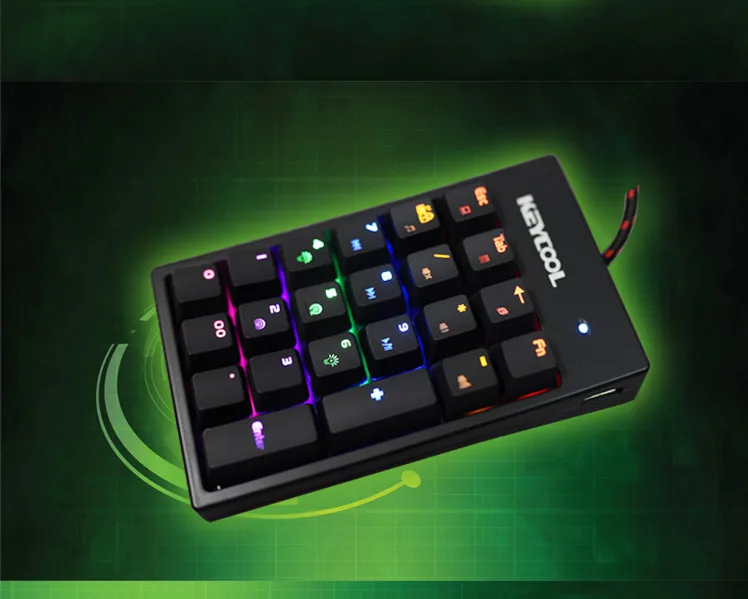Keycool 22 key NUMPAD numeric pad ten key pad PBT keycap mechanical