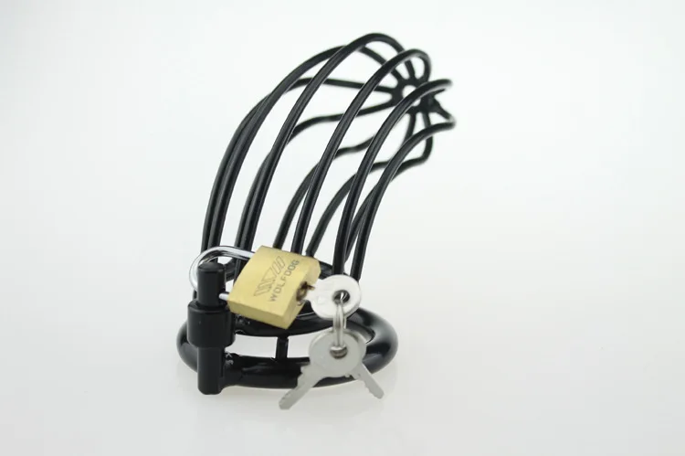 New Black Stainless Steel Male Chastity Device,Cock Cage,Virginity Lock,Chastity Belt,Cock Rings Fetish Bondage Sex Toys For Men