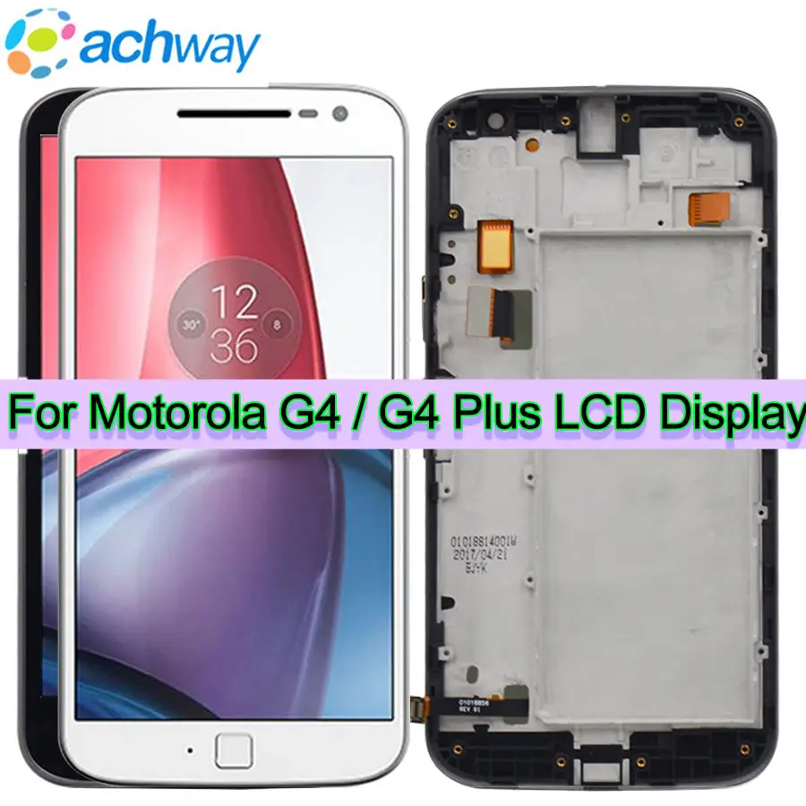 

ORIGINAL 1920x1080 5.5'' IPS LCD For Motorola Moto G4 Plus LCD Display Touch Screen Digitizer Replacement Parts G4 LCD