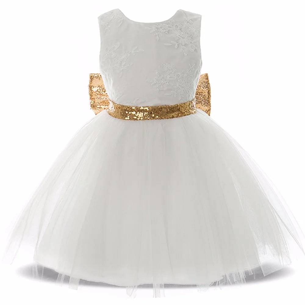 rose gold newborn dress