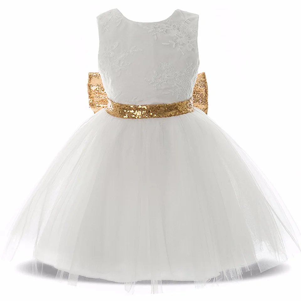 rose gold baby dress