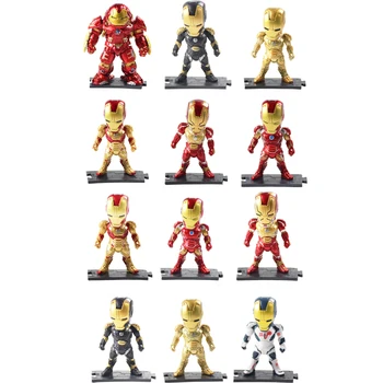 6 sztuk partia Avengers Iron Man rysunek zabawki Iron Man MK42 Mark 43 22 24 Hulkbuster Model lalki tanie i dobre opinie Disney Adult 4-6y 7-12y 12 + y 18 + CN (pochodzenie) Unisex No Fire PIERWSZA EDYCJA Wyroby gotowe Infinity War Iron Man