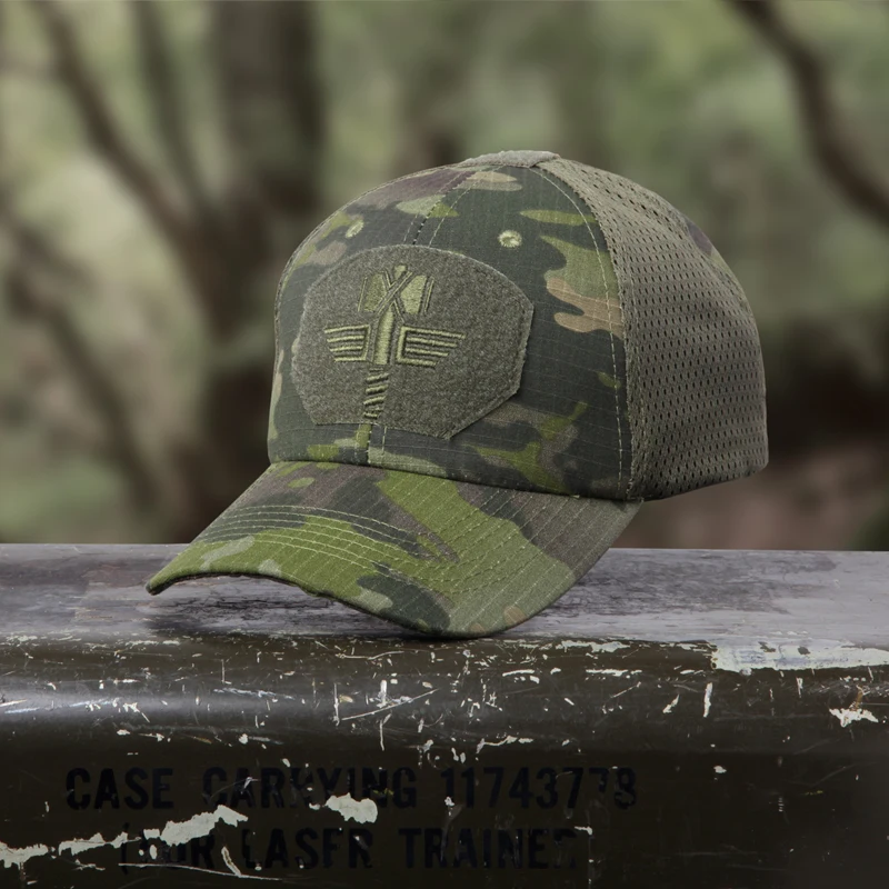 

Multicam Tropic Tactical Baseball Cap MTP 100% Mesh 65/35 ripstop material baseball hat Outdoor camo cap MCBK MTP