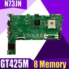 Xinkaidi для Asus N73JN N73JQ N73JF материнская плата 60-NZXMB1100-E18 основная плата 8 памяти Rev2.0 материнская плата 100% Протестировано