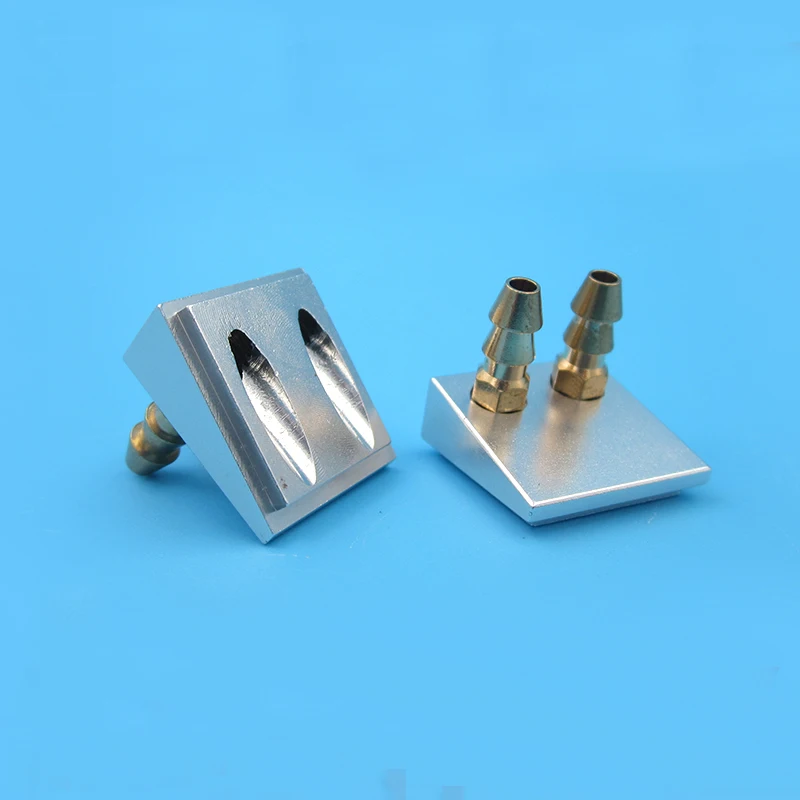 1PC Double Inlet Water Tank Metal Water Intake Nozzle for DIY RC Gasoline Jet Boat 3*5mm Water