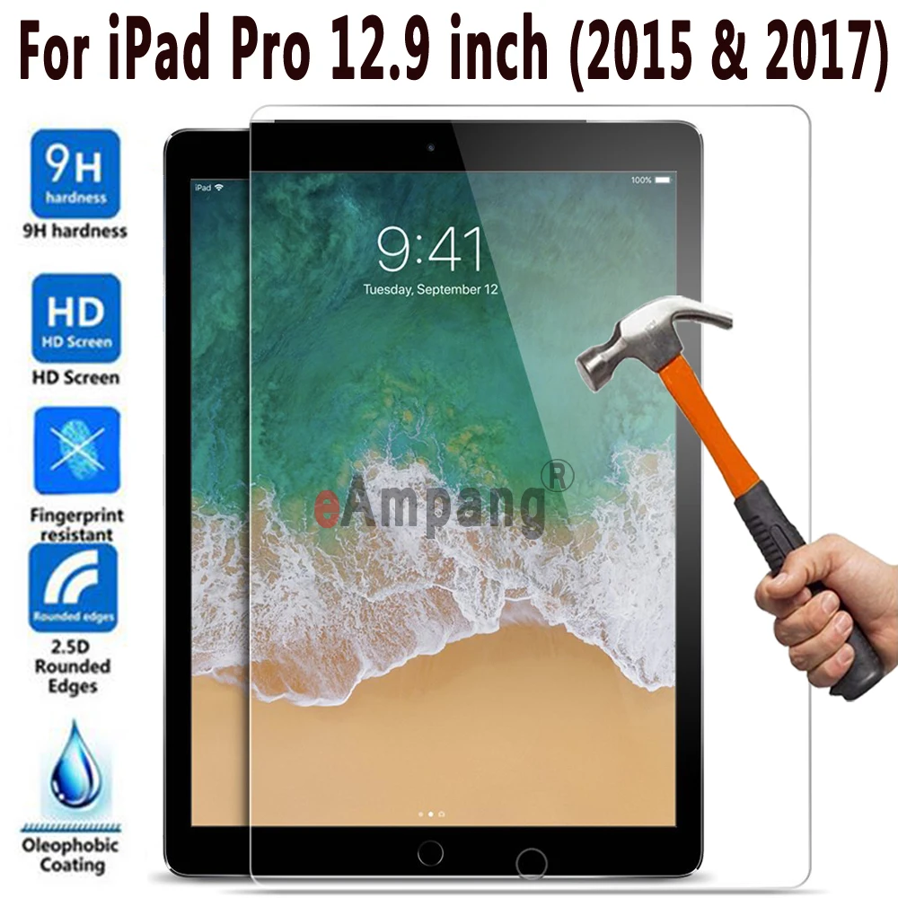 Прозрачная защитная пленка для экрана из закаленного стекла Apple iPad Pro 12 9 A1584 A1652 A1670
