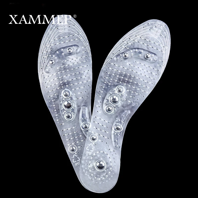 

Magnetic Therapy Insoles Magnet Massage Silicone Shoes Insert Shoes Pad For Women Men Casual Shoes Flats Unisex Big Sizes Xammep