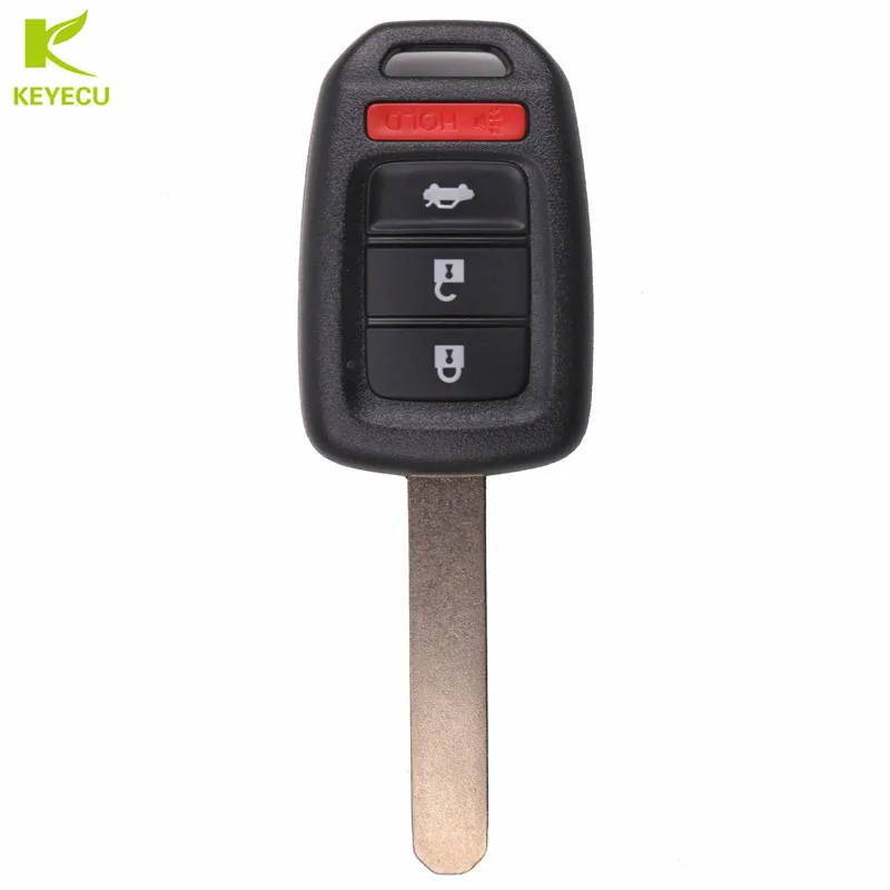 Замена KEYECU дистанционный ключ Fob 434 МГц с чипом ID47 для Honda Accord Civic LX FCC ID: MLBHLIK6-1TA