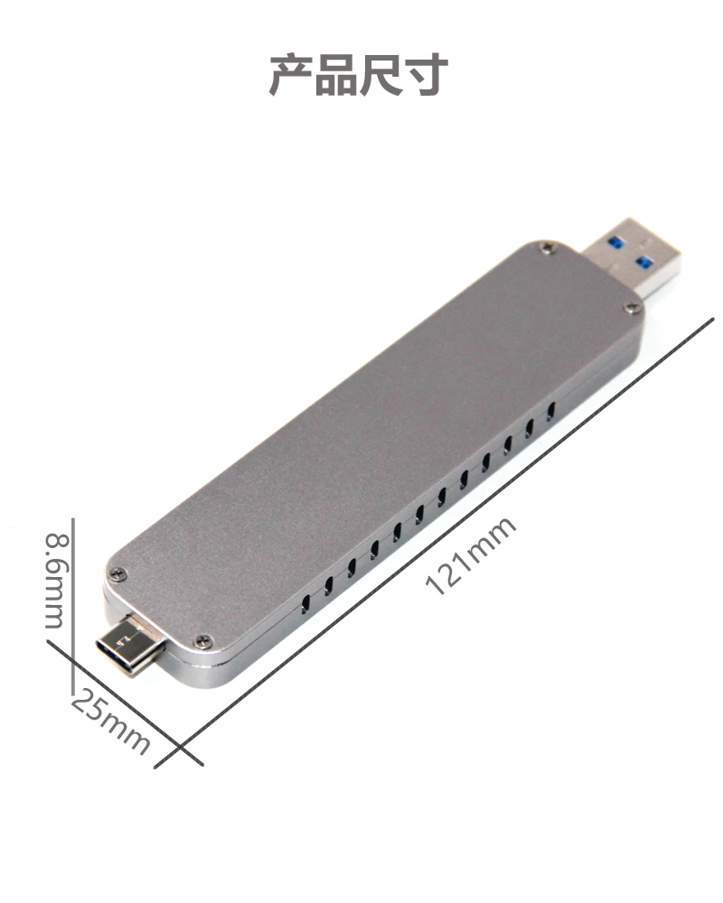 SP Nvme к Usb адаптеру, 10 Гбит/с Usb3.1 Gen 2 M.2 Pcie Ssd к type-A+ type-C карте, Usb к M2 твердотельный накопитель(Key M) фиксированный