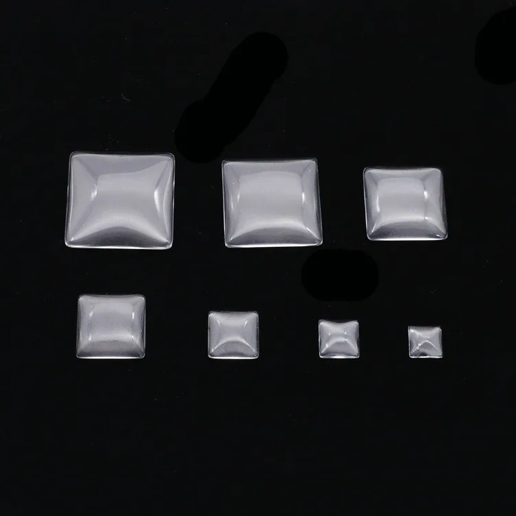 10/12/15/20/25/30/40mm Glass Square Cabochon Transparent Clear Cameo Cover Cabs Spacers Gem Beads For Jewelry Making | Украшения и