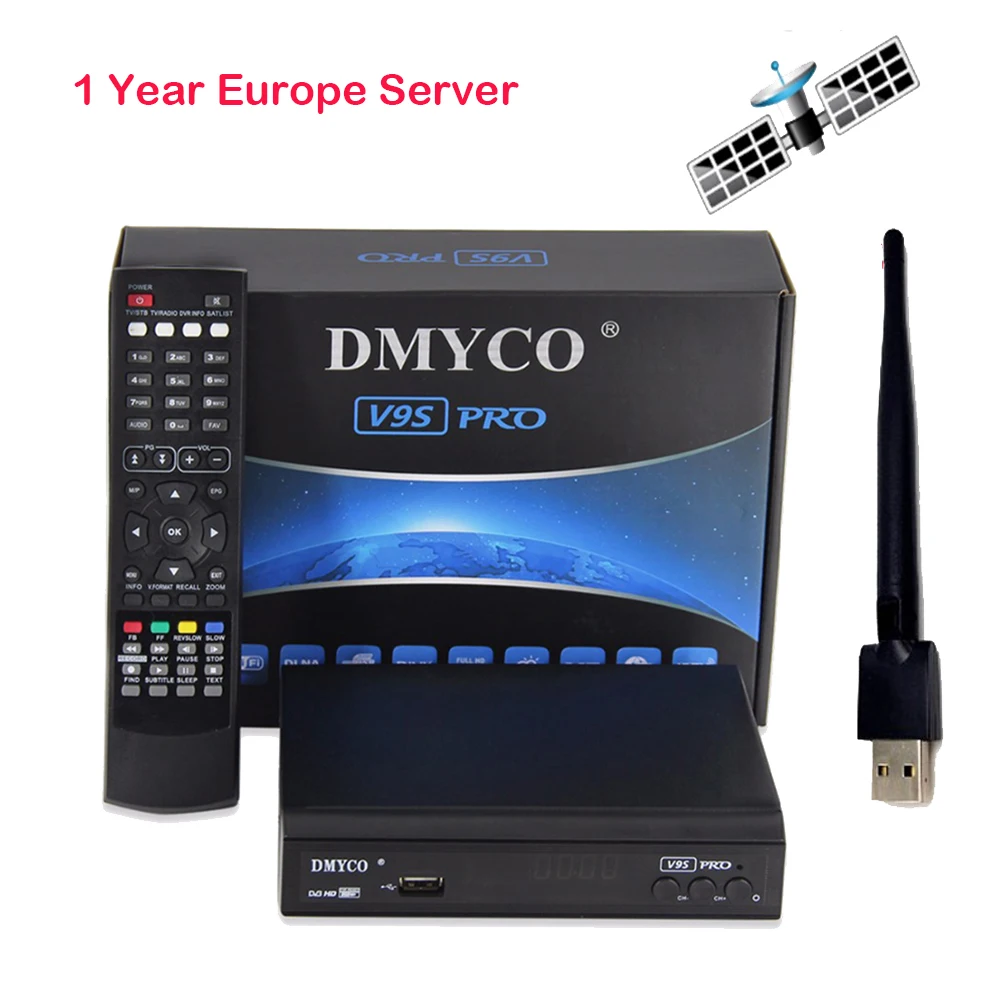 2019 новейший спутниковый приемник V9S PRO приемное устройство DVB S2 IPTV приставка Full HD