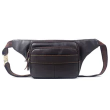 Новая мужская сумка из натуральной воловьей кожи, модная поясная сумка для путешествий, сумка через плечо, нагрудная сумка, кошелек
