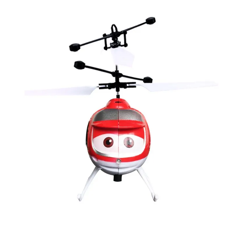 Летающий Мини RC Инфракрасный индукционный вертолет самолет со светодиодным