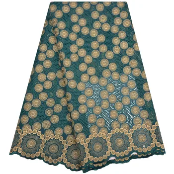 

Swiss voile lace in switzerland high quality 2018 heavy cotton lace fabric with plenty stones african lace fabrics1191