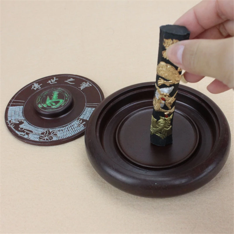 

Calligraphy Natural Stone Ink Art Writing Pen Inkstone Painting Art Supplies 1 Piece