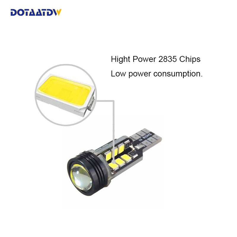 2X Высокая мощность T15 912 921 W16W LED 25SMD экстремально яркие Cree чип 2835 Лампы для