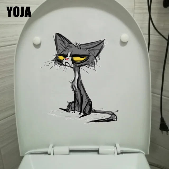 YOJA 18.9*22.5 cm Grumpy Gatto Del Fumetto Della Parete Della Stanza di Arte Del YOJA 18.9*22.5 cm Grumpy Gatto Del Fumetto Della Parete Della Stanza di Arte Del