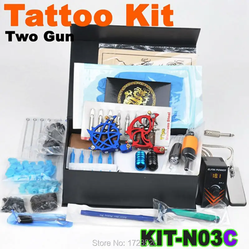 Tattoo Kit Without Machine | complete tattoo kit beginner 2x tattoo machine guns power Tattoo Kit Without Machine | complete tattoo kit beginner 2x tattoo machine guns power