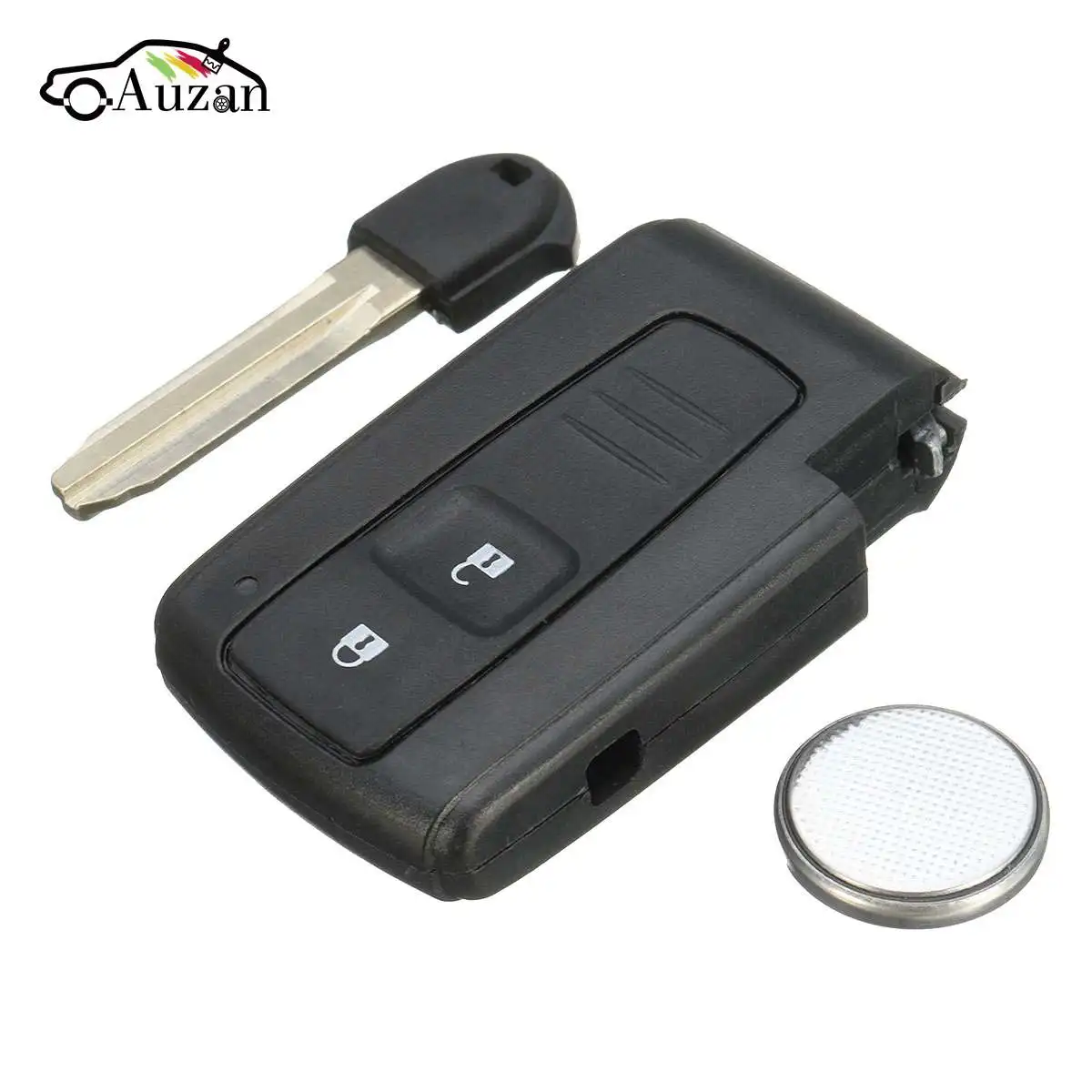 

Car Remote Key Shell Fob Case Blade wth Battery CR2032 For Toyota Prius Corolla Verso