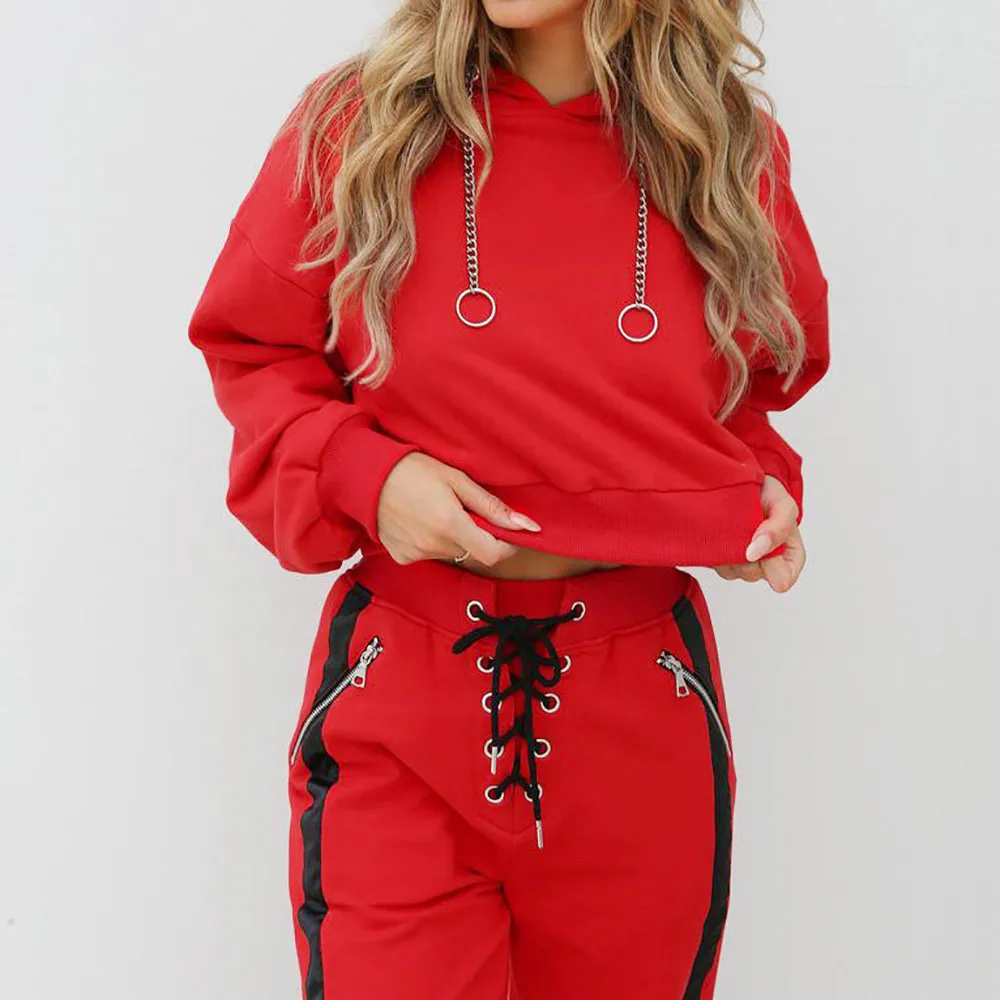 Casual Tracksuits 2019 New Womens Hoodies Long Sleeve