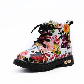 

Kids boots 2018 autumn waterproof martin boots white short section baby boy boots leisure sports waterproof martin boots kids