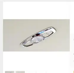 Подкладке хром люк сзади Чтение свет лампы Крышка отделка 2 шт. для Ford Explorer 2011-2016