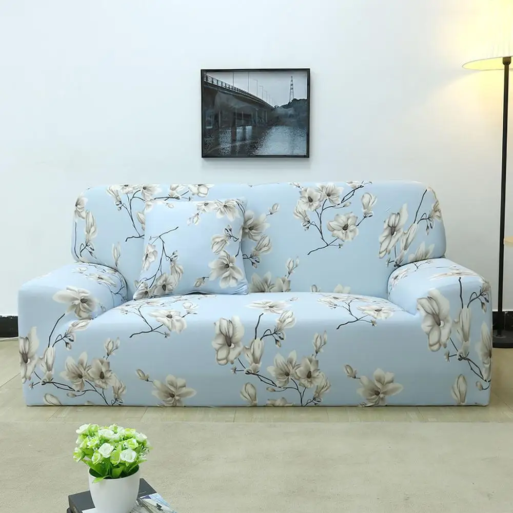 1 шт. чехлы для диванов 1 2 3 4 местный цветочный диван Чехол протектор мебели - Цвет: 1