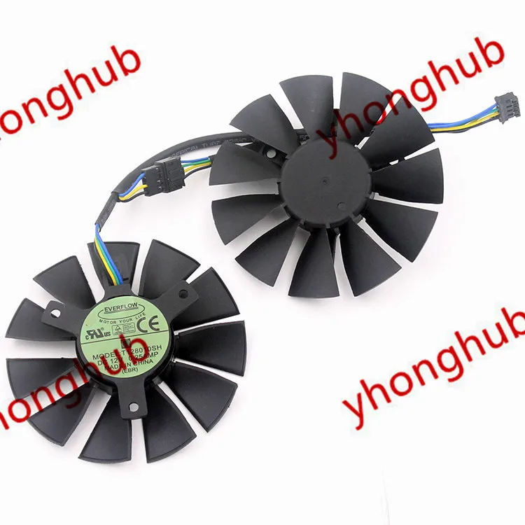 

Круглый Вентилятор охлаждения сервера EVERFLOW T128010SH, постоянный ток 12 В, 0,25 А