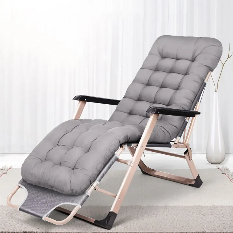 

Autumn Winter Folding Chair Lunch Break Siesta Bed Back Chair Lazy Beach Home Multi-function Portable Nap Chair