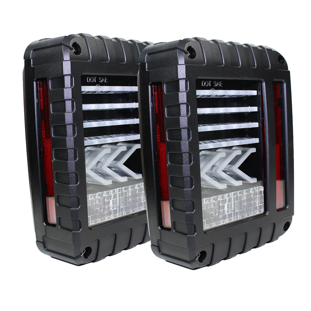 

LED Tail Lights Reverse Lamps Amber Arrow For Jeep Wrangler JK 2007-2017 tail light For LED warngler JK EU and USA style