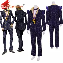 CostumeBuy JoJo невероятное приключение Золотой ветер ветчины Косплей Костюм мужской, детские костюмы для вечеринки Хэллоуина Вечерние наряды