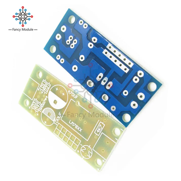 10 шт. LM78XX LM7805 LM7812 L78XX PCB регулятор фиксированного напряжения прототип печатной платы Быстрая отправка