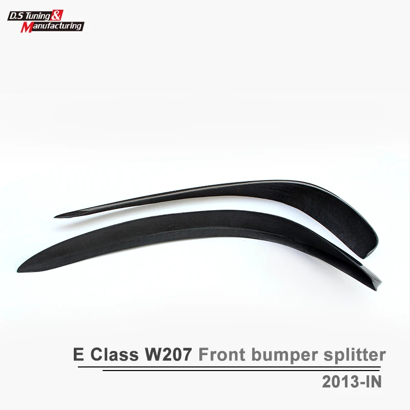 W207 Canards передний бампер сплиттер спойлер из углеродного волокна для Benz E Class W207 подтяжка лица 2013- Sport Edition