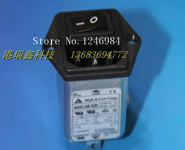 

[SA]Combo filter outlet power strip switch filter levy filter 06SS3-SB-Q (B) Filter--5pcs/lot