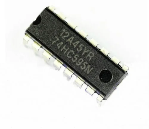 10 шт. IC 74HC595 74595 SN74HC595N 8-Bit переключатель DIP-16 Новый хорошее качество | Электроника