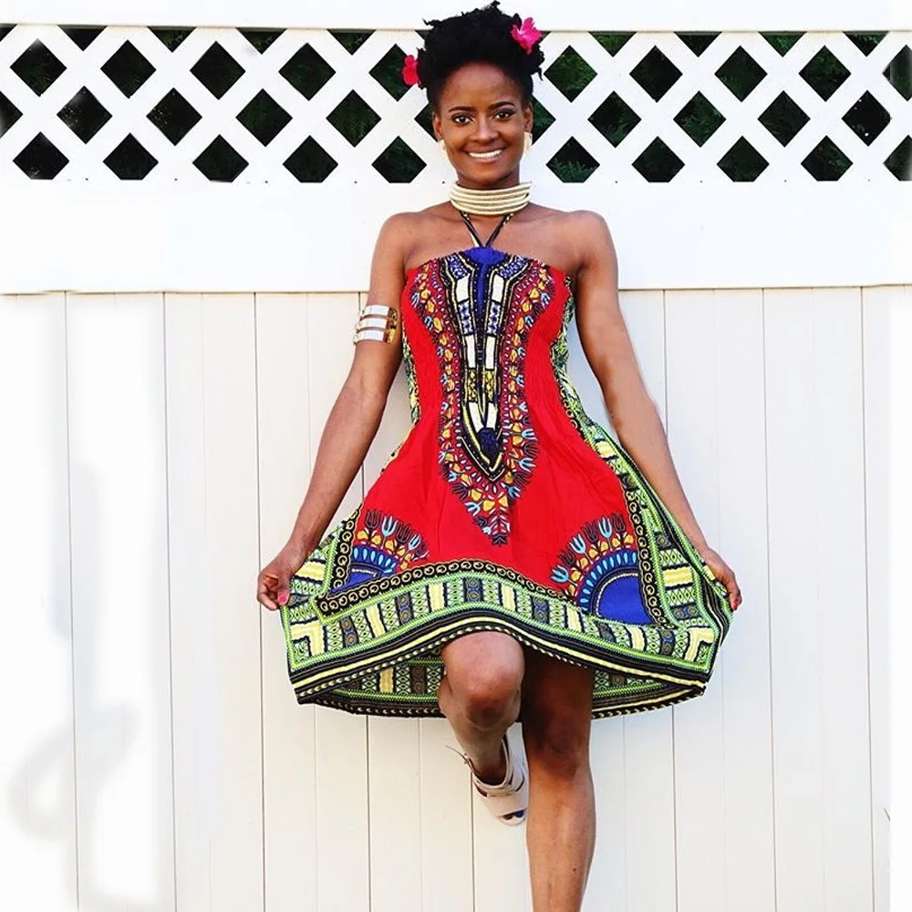 Африка настоящая Акция 2019 Тотем с подгонкой рисунка Африканский Новый стиль Женская одежда